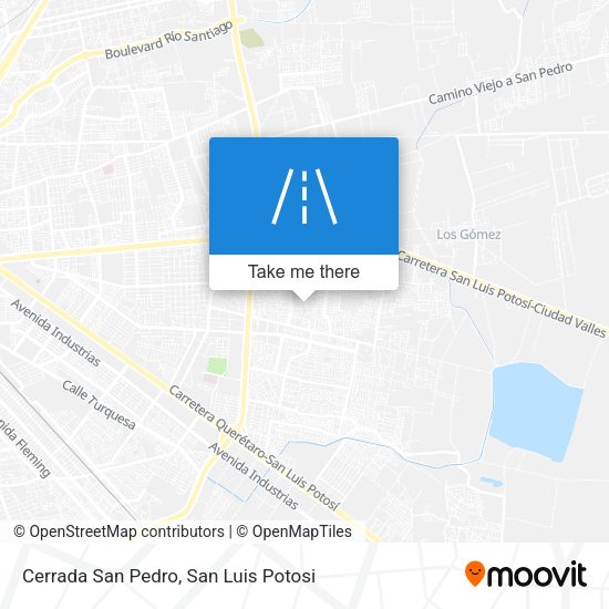 Cerrada San Pedro map