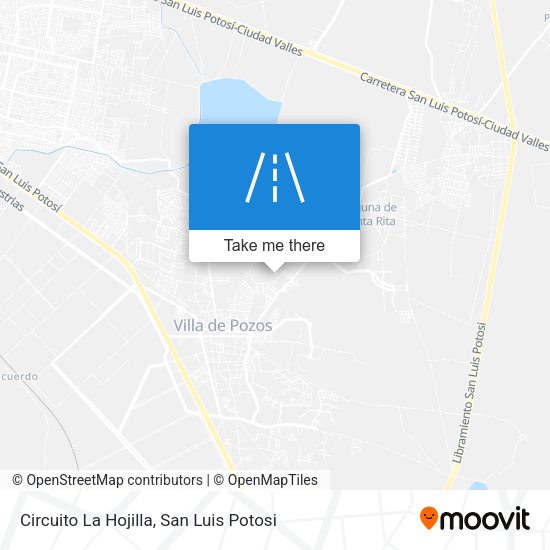 Circuito La Hojilla map