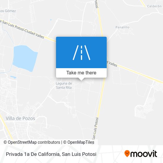 Privada 1a De California map