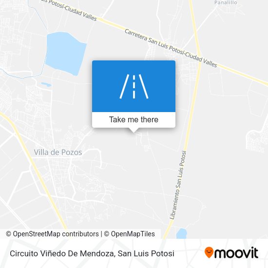 Mapa de Circuito Viñedo De Mendoza