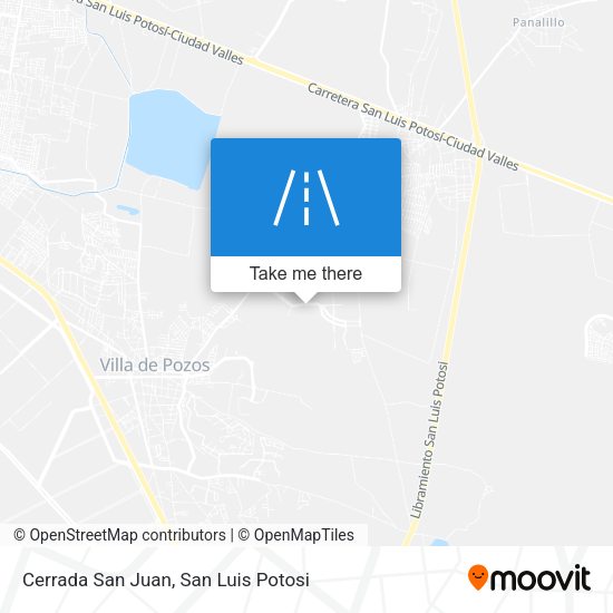 Cerrada San Juan map