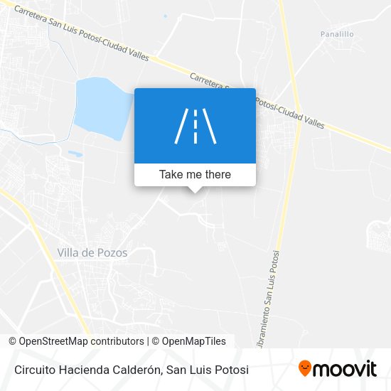 Circuito Hacienda Calderón map