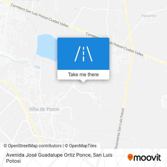 Avenida José Guadalupe Ortiz Ponce map