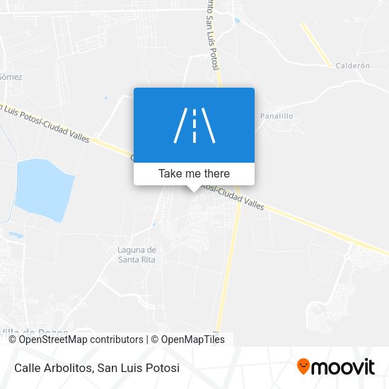 Calle Arbolitos map