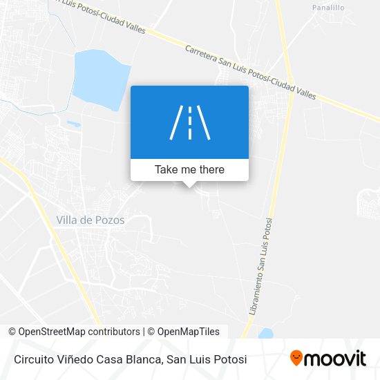 Circuito Viñedo Casa Blanca map