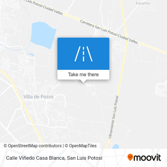 Calle Viñedo Casa Blanca map