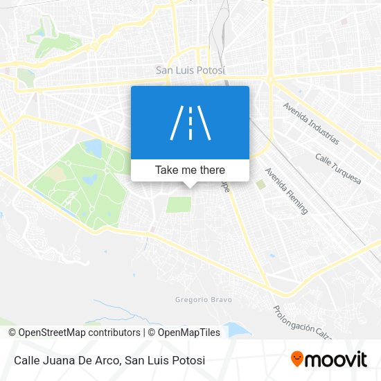 Mapa de Calle Juana De Arco