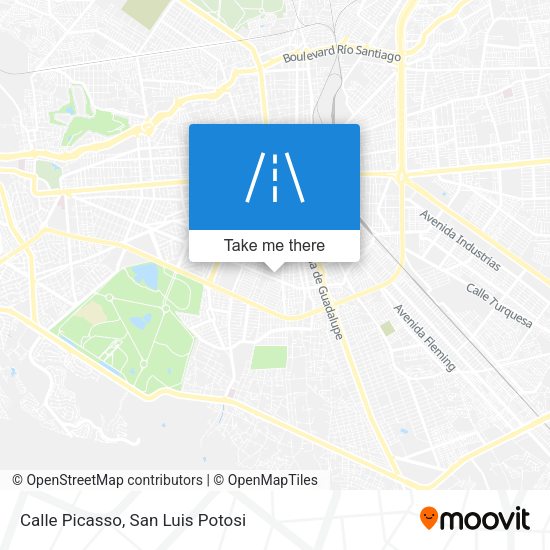 Calle Picasso map