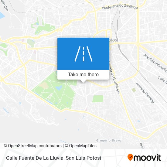Calle Fuente De La Lluvia map