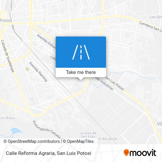 Calle Reforma Agraria map