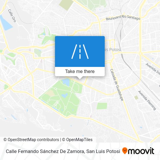 Mapa de Calle Fernando Sánchez De Zamora