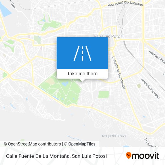 Mapa de Calle Fuente De La Montaña