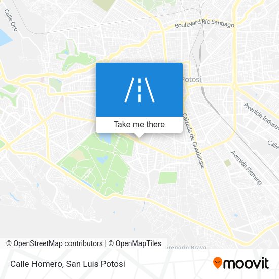 Calle Homero map