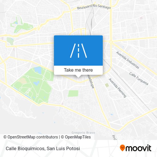 Mapa de Calle Bioquímicos