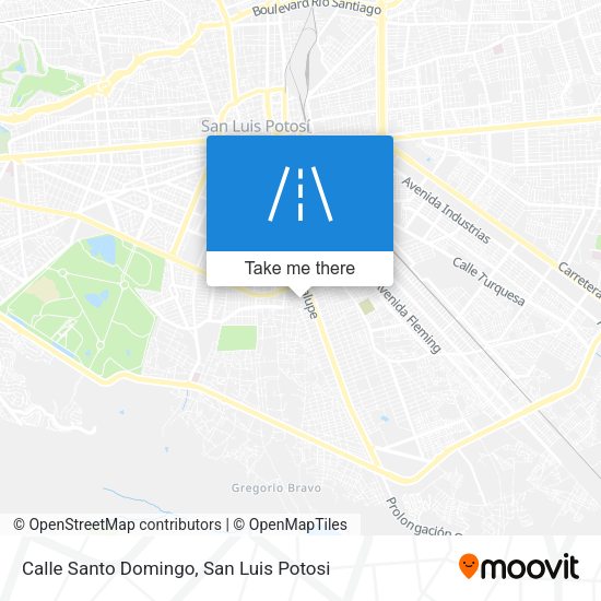 Mapa de Calle Santo Domingo