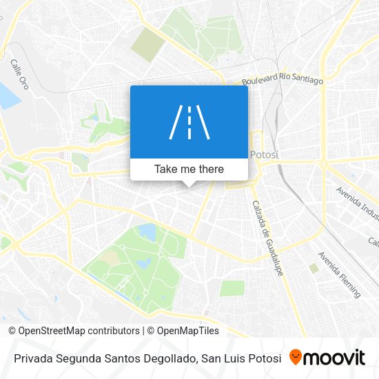 Privada Segunda Santos Degollado map