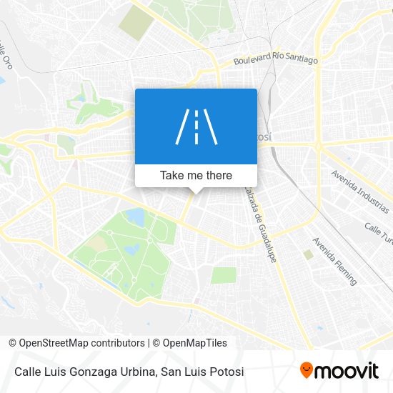 Calle Luis Gonzaga Urbina map