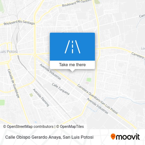 Mapa de Calle Obispo Gerardo Anaya