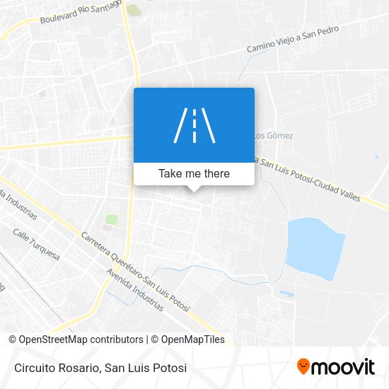Circuito Rosario map
