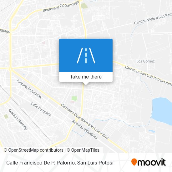 Calle Francisco De P. Palomo map