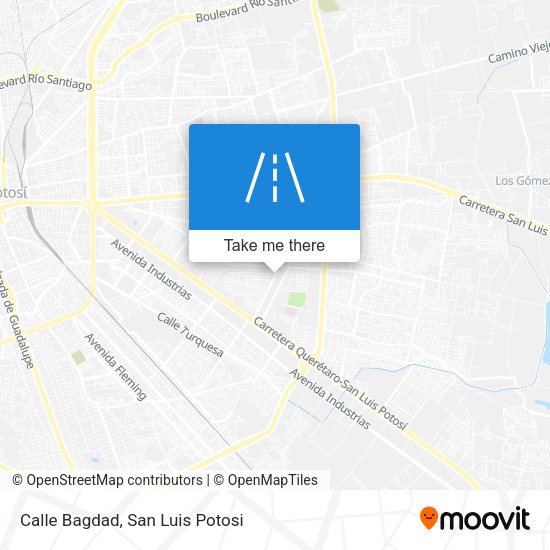Mapa de Calle Bagdad