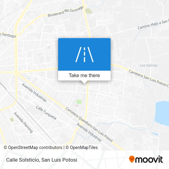 Calle Solsticio map