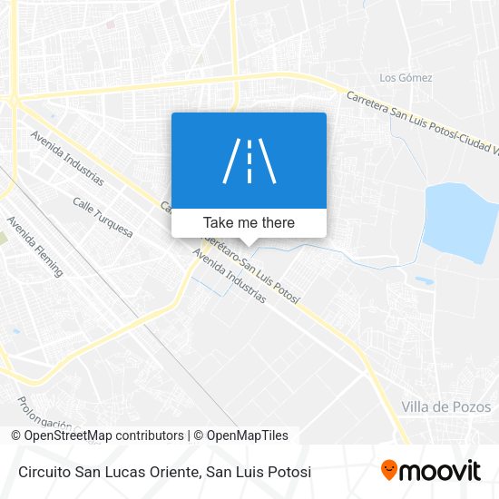 Mapa de Circuito San Lucas Oriente