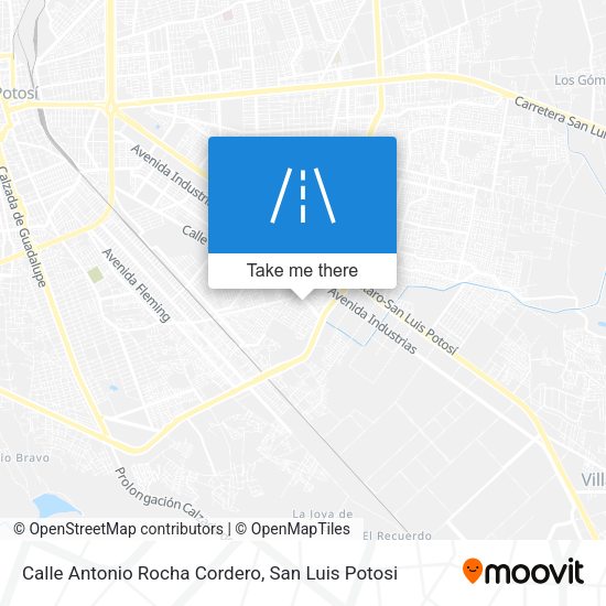 Mapa de Calle Antonio Rocha Cordero