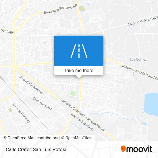 Calle Cráter map