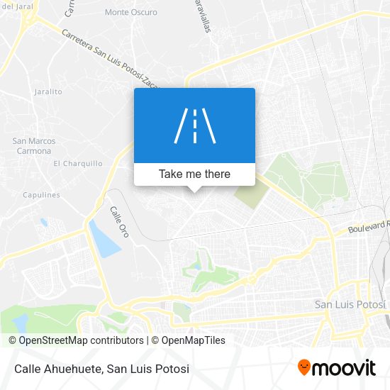 Calle Ahuehuete map