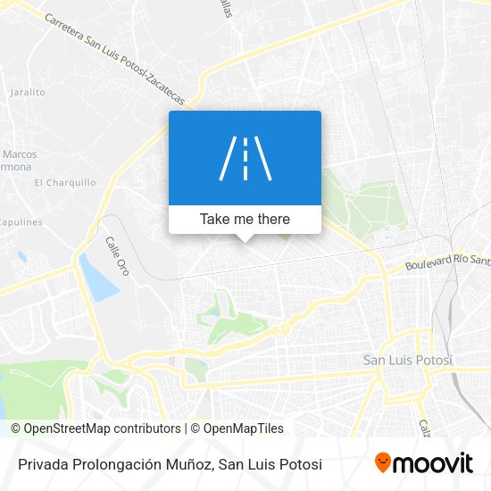 Privada Prolongación Muñoz map