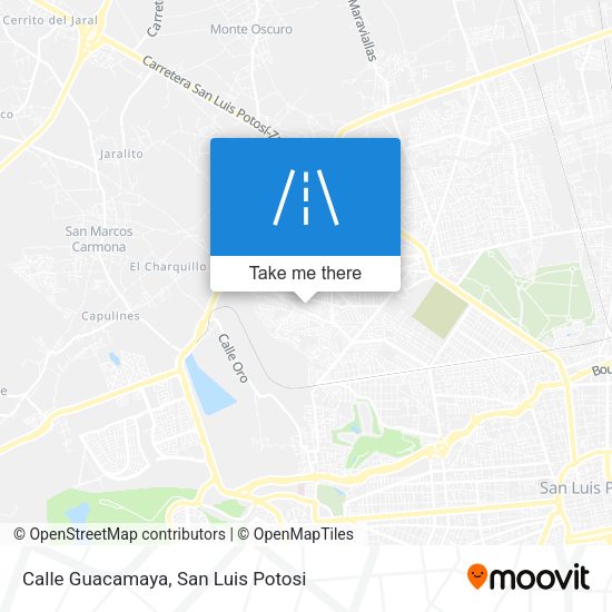 Calle Guacamaya map