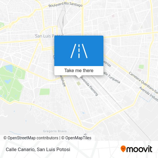 Calle Canario map