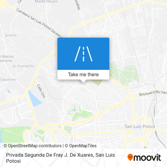 Mapa de Privada Segunda De Fray J. De Xuares