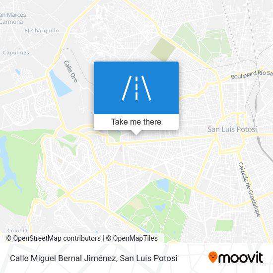 Calle Miguel Bernal Jiménez map