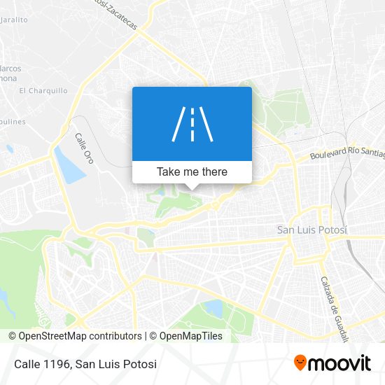 Calle 1196 map
