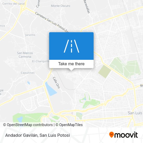 Andador Gavilán map
