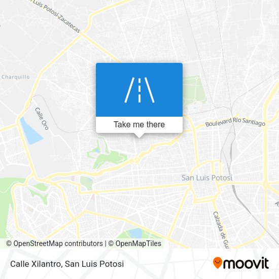 Calle Xilantro map