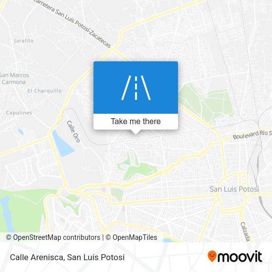 Calle Arenisca map
