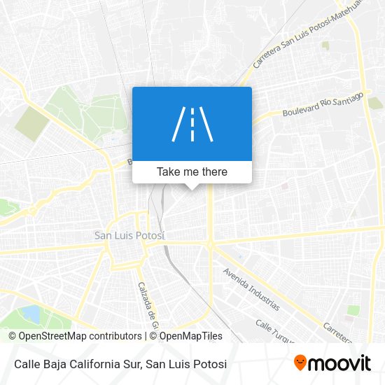 Mapa de Calle Baja California Sur