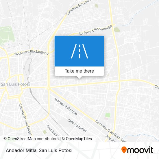 Andador Mitla map