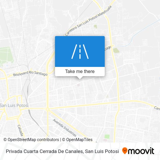 Privada Cuarta Cerrada De Canales map