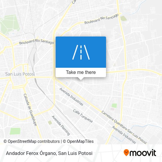 Mapa de Andador Ferox Órgano