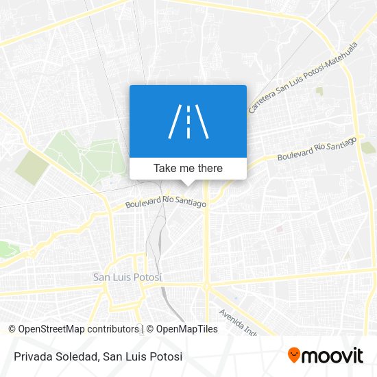 Privada Soledad map