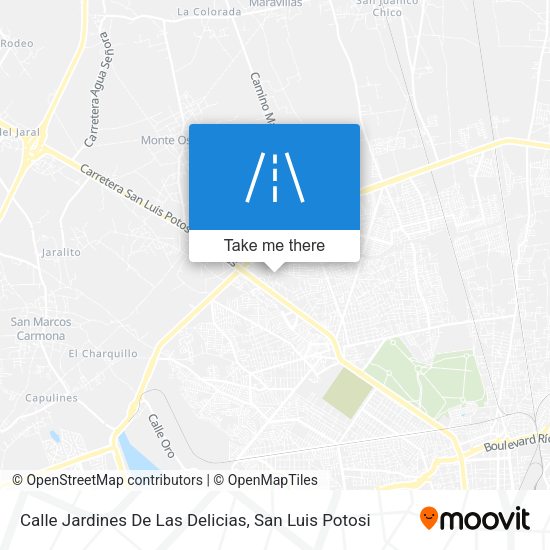 Mapa de Calle Jardines De Las Delicias