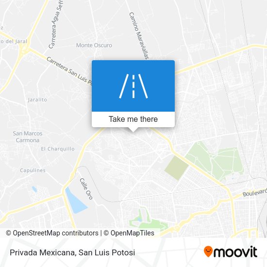 Privada Mexicana map