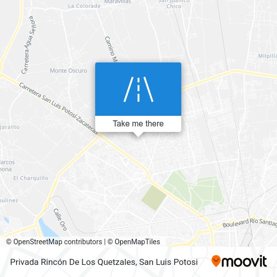 Mapa de Privada Rincón De Los Quetzales