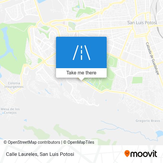 Calle Laureles map