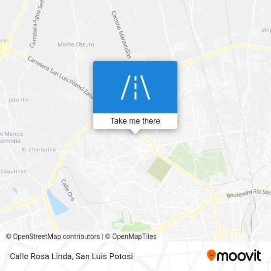 Calle Rosa Linda map