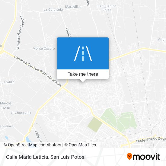 Mapa de Calle María Leticia
